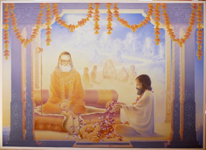 Guru Dev and Maharishi (painting)