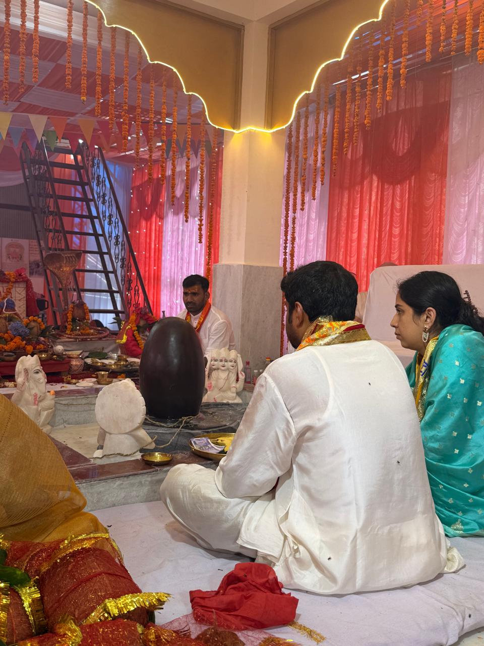 Consecration Ceremony of Narmadeshwar Shivling at Maharishi Gyan Mandir, Uttarkashi