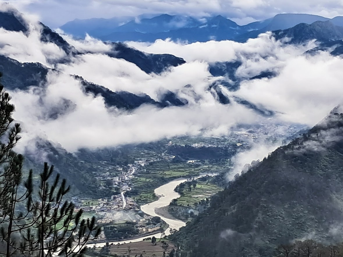 Uttarkashi valley during monsoon