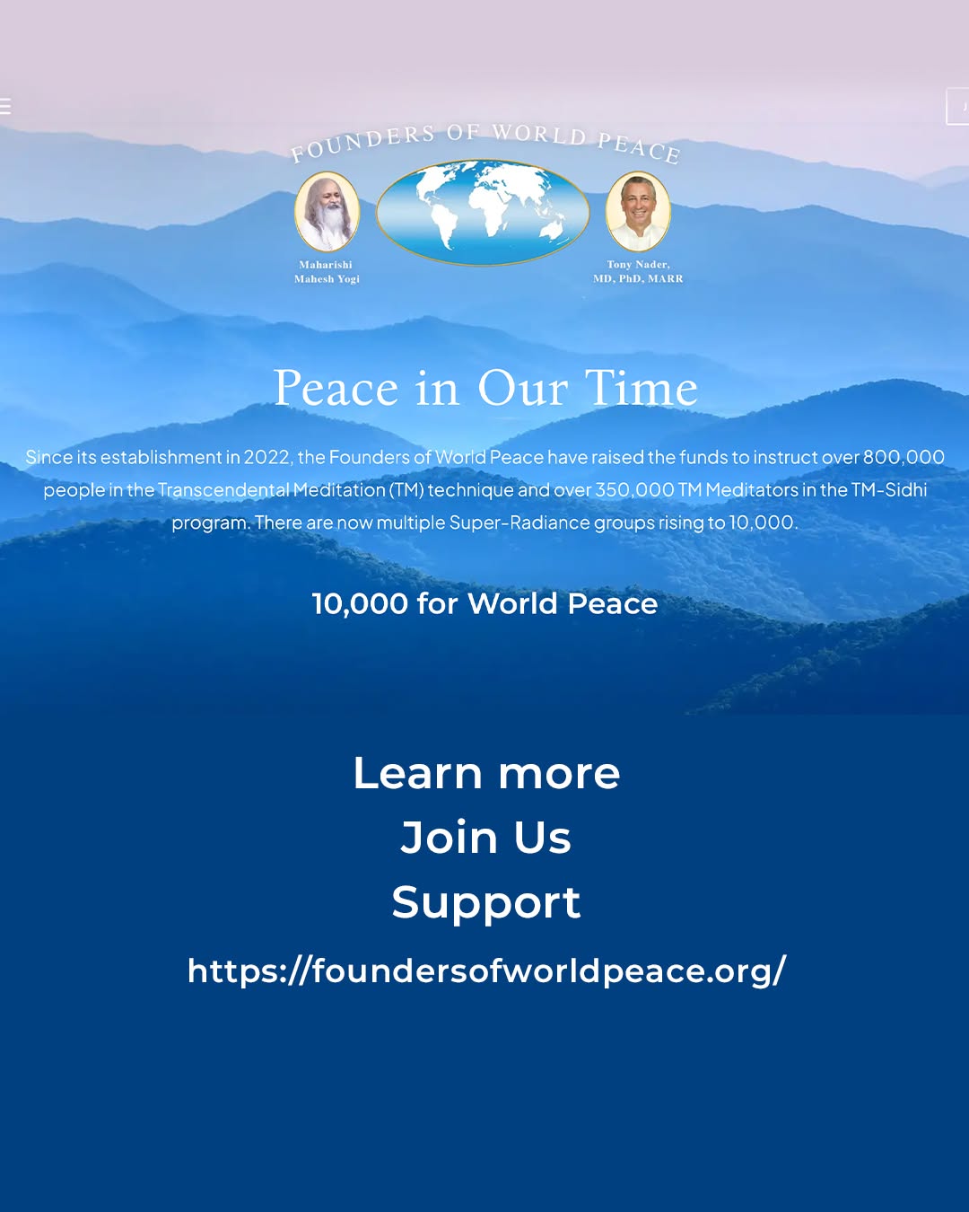Remarkable research results from 10,000 groups announced – Founders of World Peace